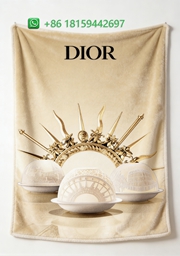 Dior Throw Blankets